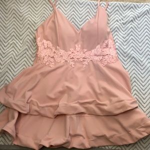 Mauve pink dress